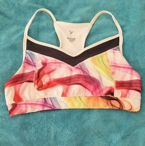Rainbow Smoke Sports Bra Top